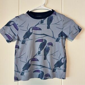 Gymboree Purple & Navy Tee Toucans size youth 4